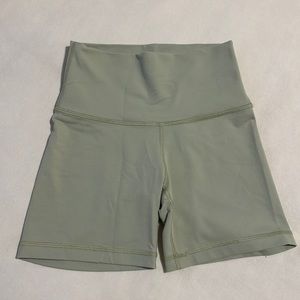 Aritzia Seafoam Green Biker Shorts